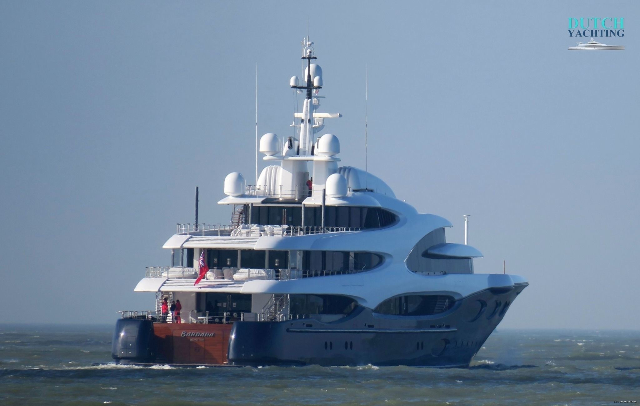 who owns the super yacht barbara